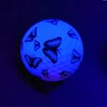 BLACK LIGHT BUTTERFLY GOLF BALL