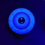 BLACK LIGHT EYE BALL GOLF BALL