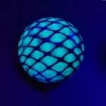 BLACK LIGHT SNAKE SKIN GOLF BALL