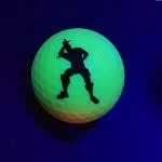 BLACK LIGHT LOSER GOLF BALL