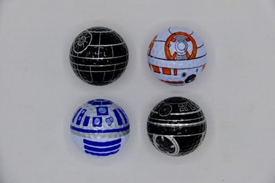 Galactic Novelty Golf Balls