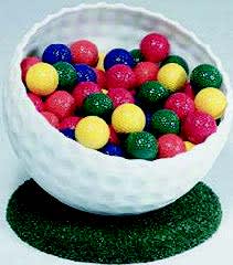 golf ball counter display