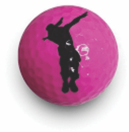 pink dabb golf ball